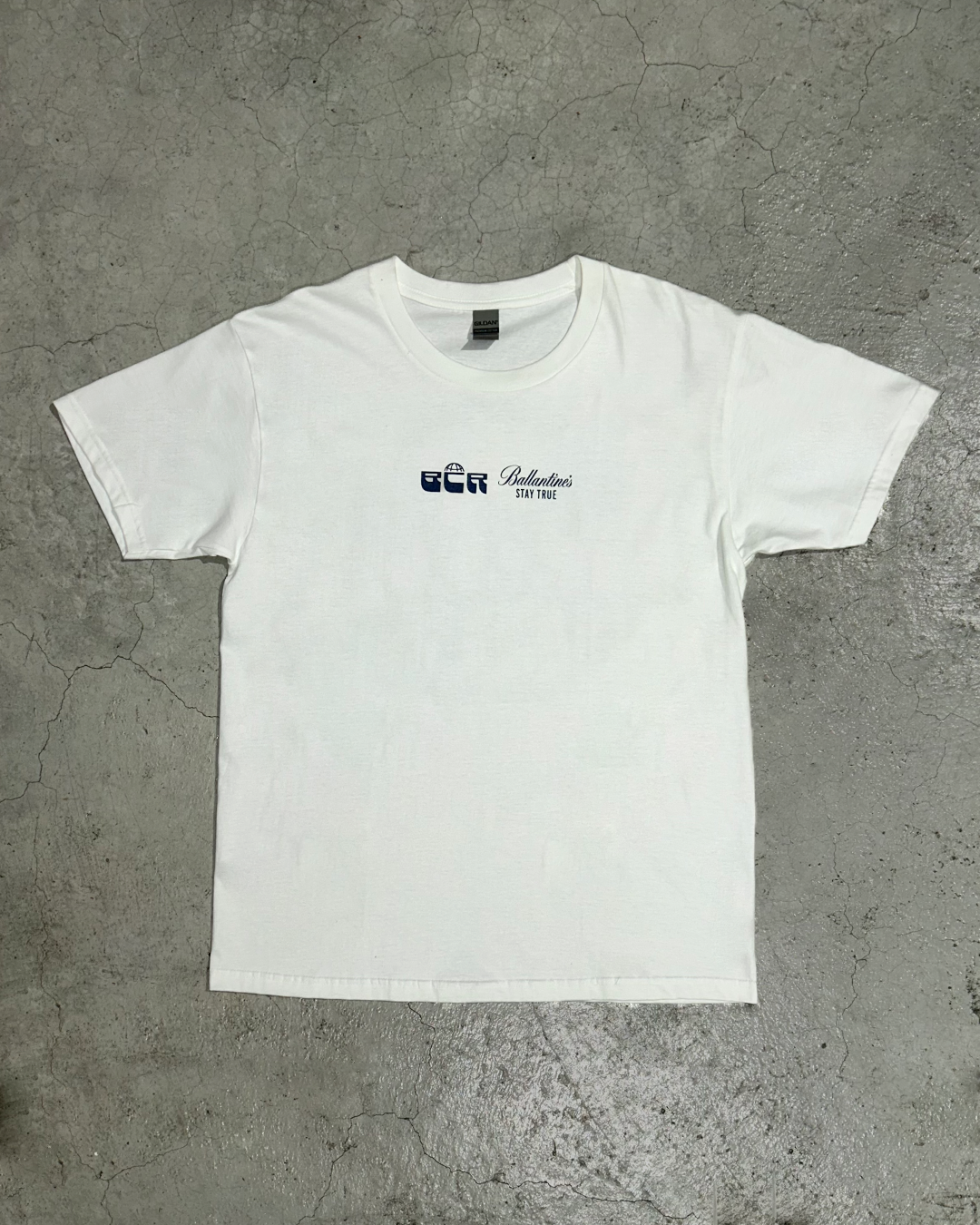 White BCR x Ballantines T Shirt