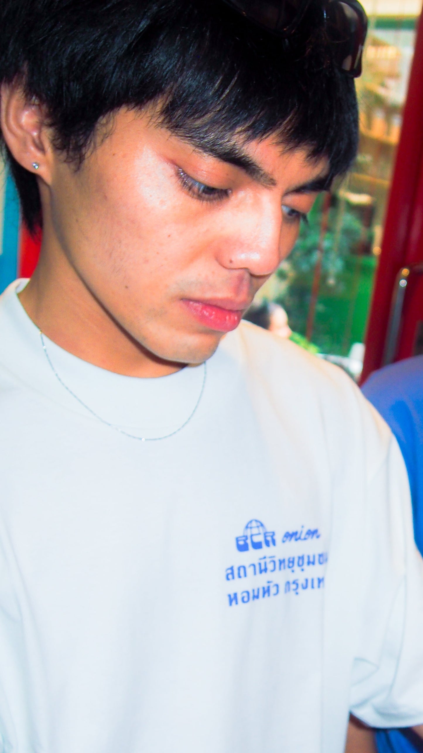 BCR X Onion White Graphic T Shirt