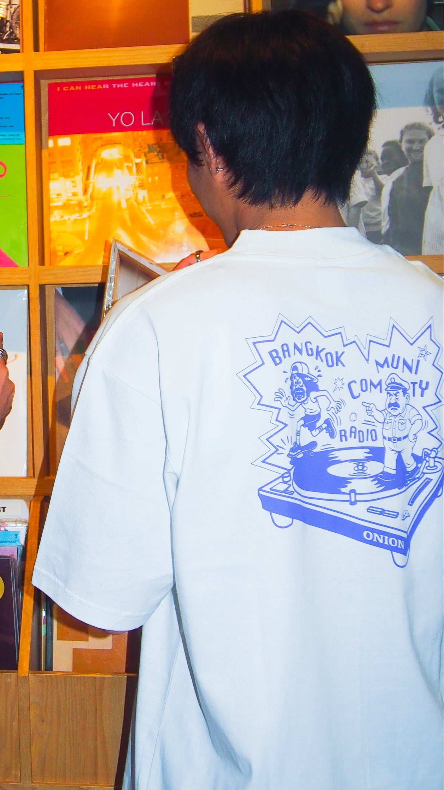 BCR X Onion White Graphic T Shirt
